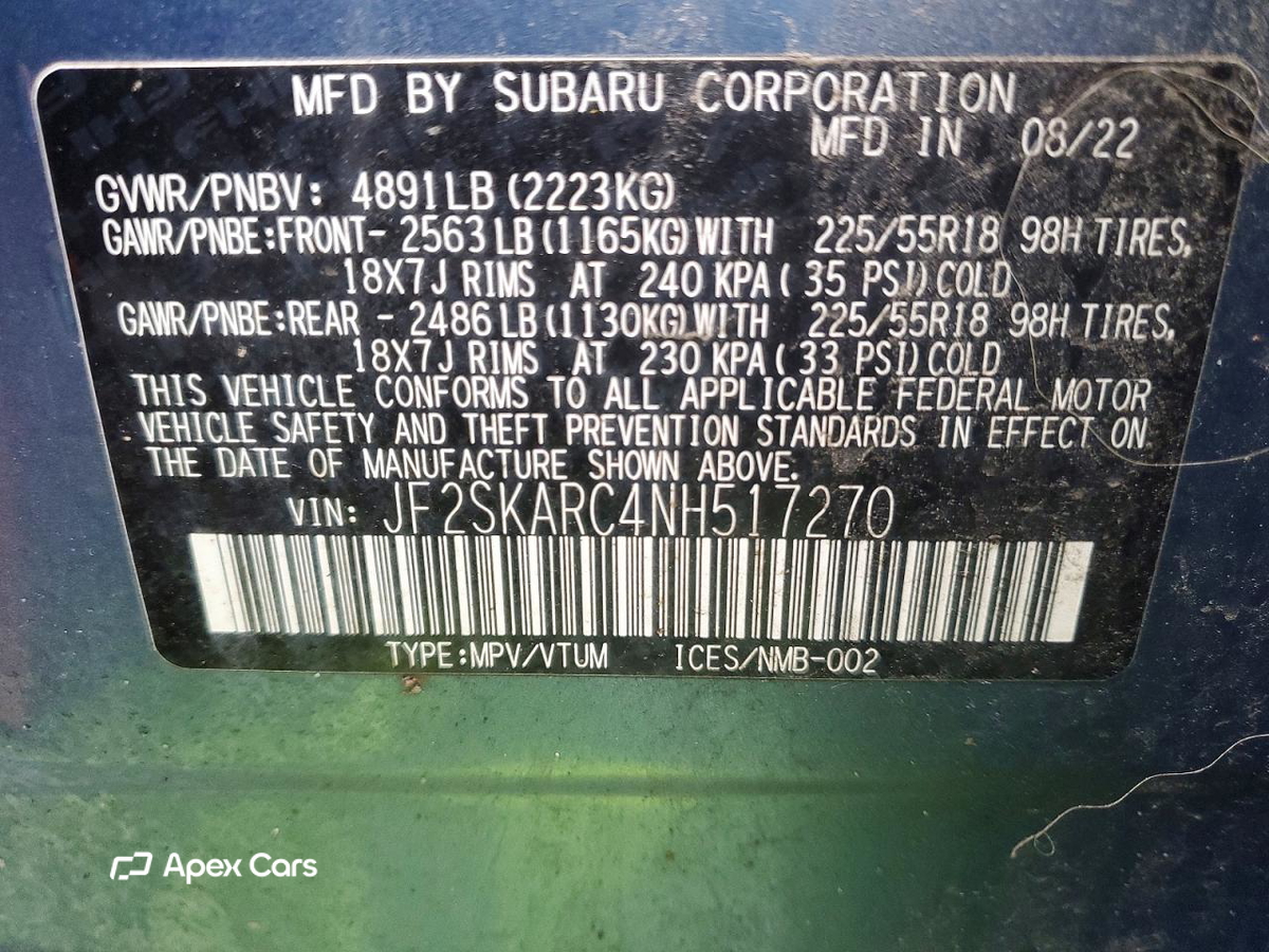 Subaru Forester 2022