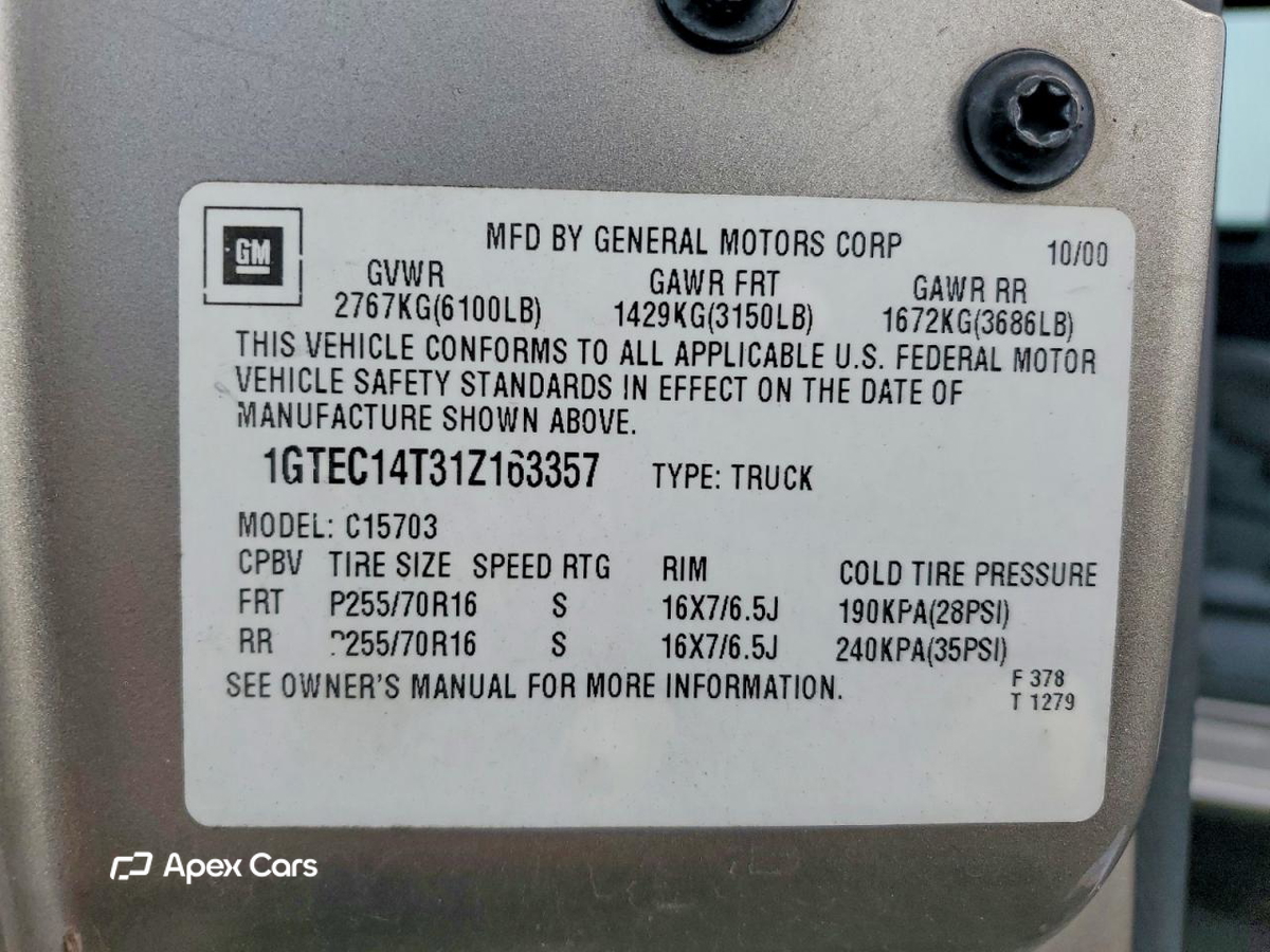 GMC Sierra 2001