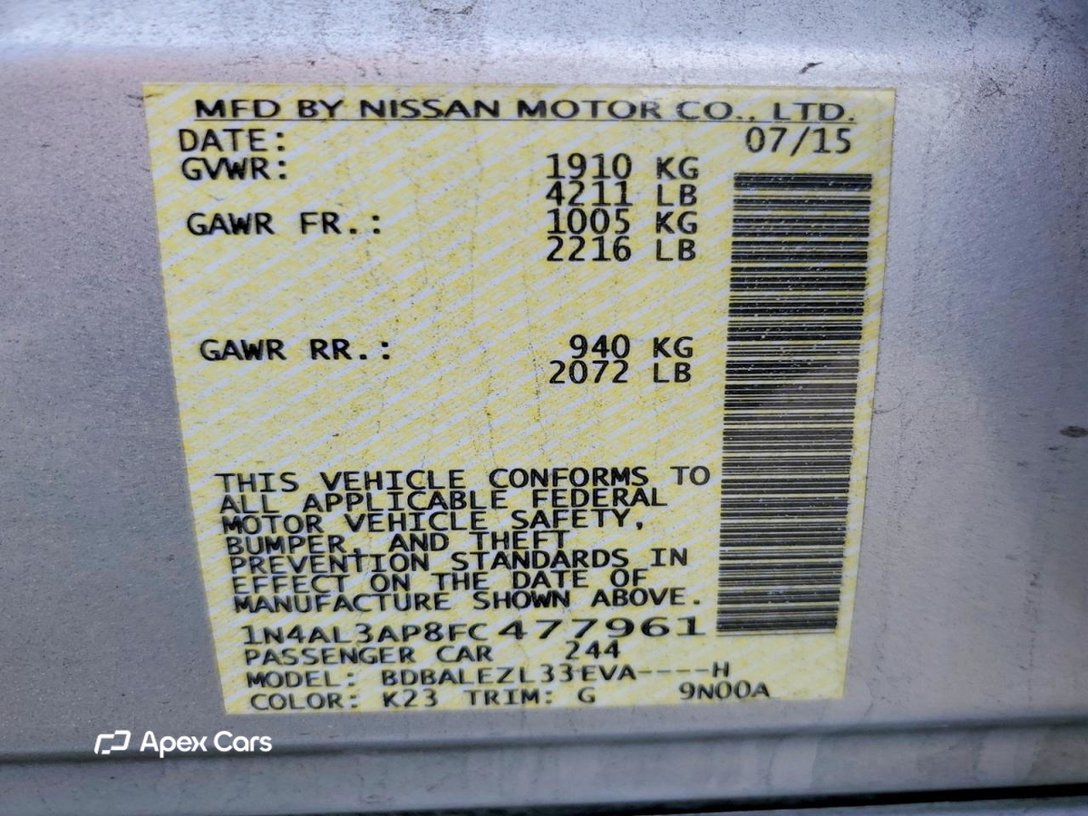 Nissan Altima 2015