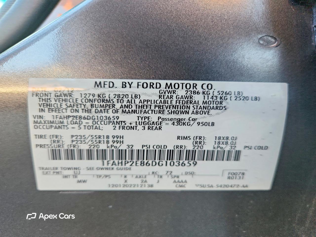 Ford Taurus 2013