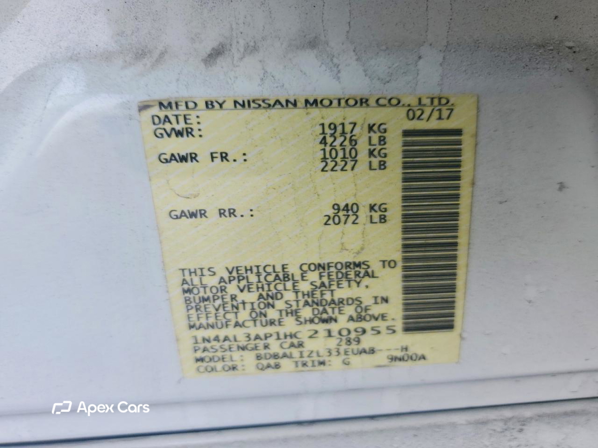 Nissan Altima 2017