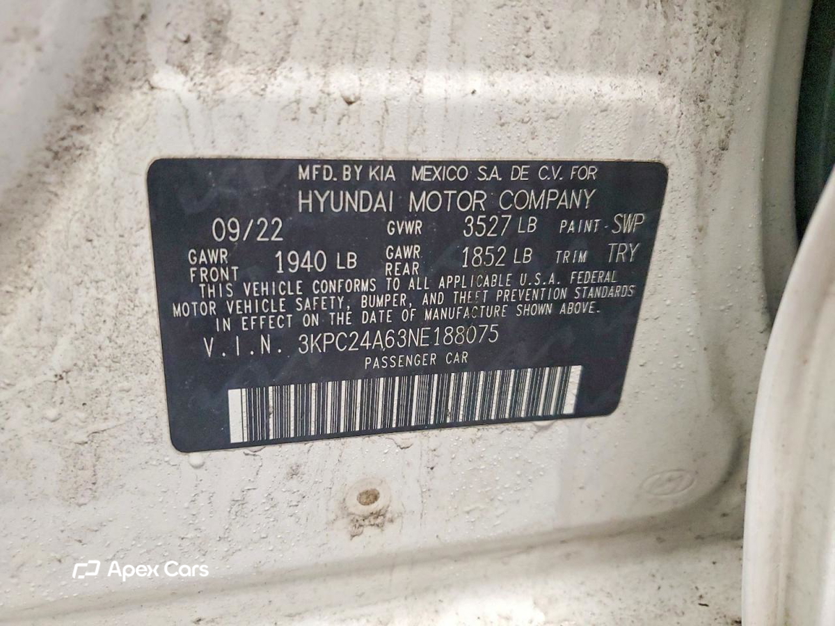 Hyundai Accent 2022