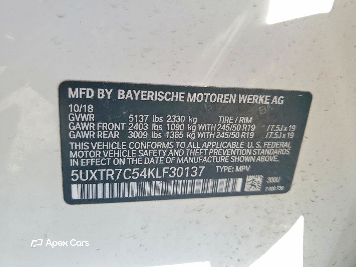 BMW X3 2019