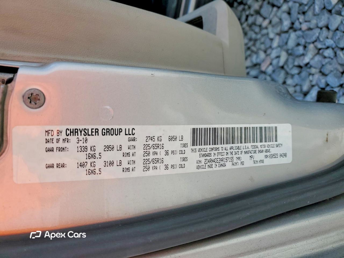 Dodge Caravan 2010
