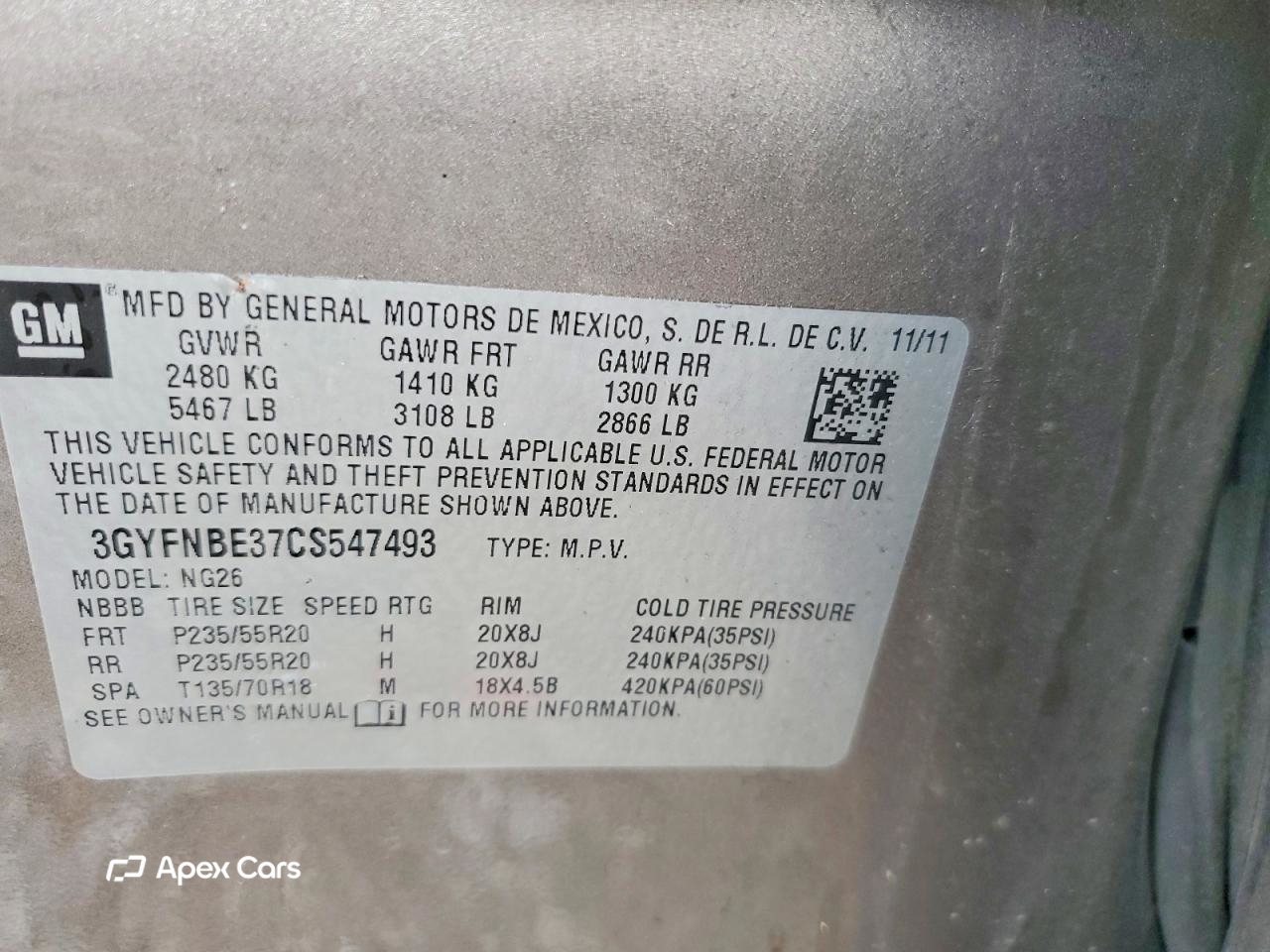 Cadillac SRX 2012