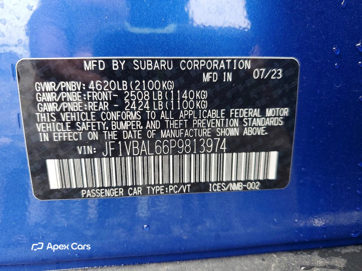 Subaru WRX 2023
