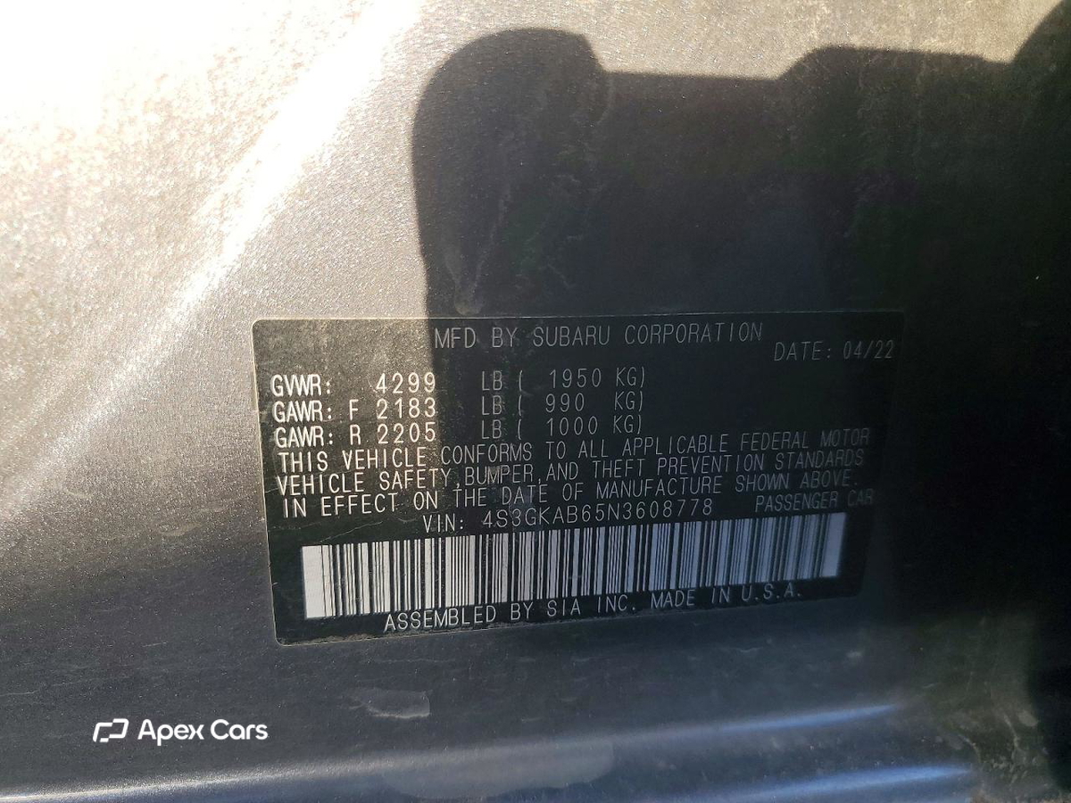 Subaru Impreza 2022