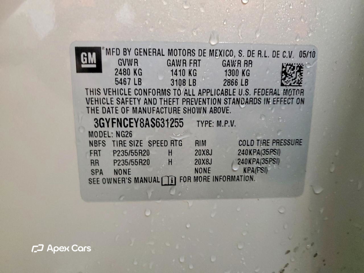 Cadillac SRX 2010