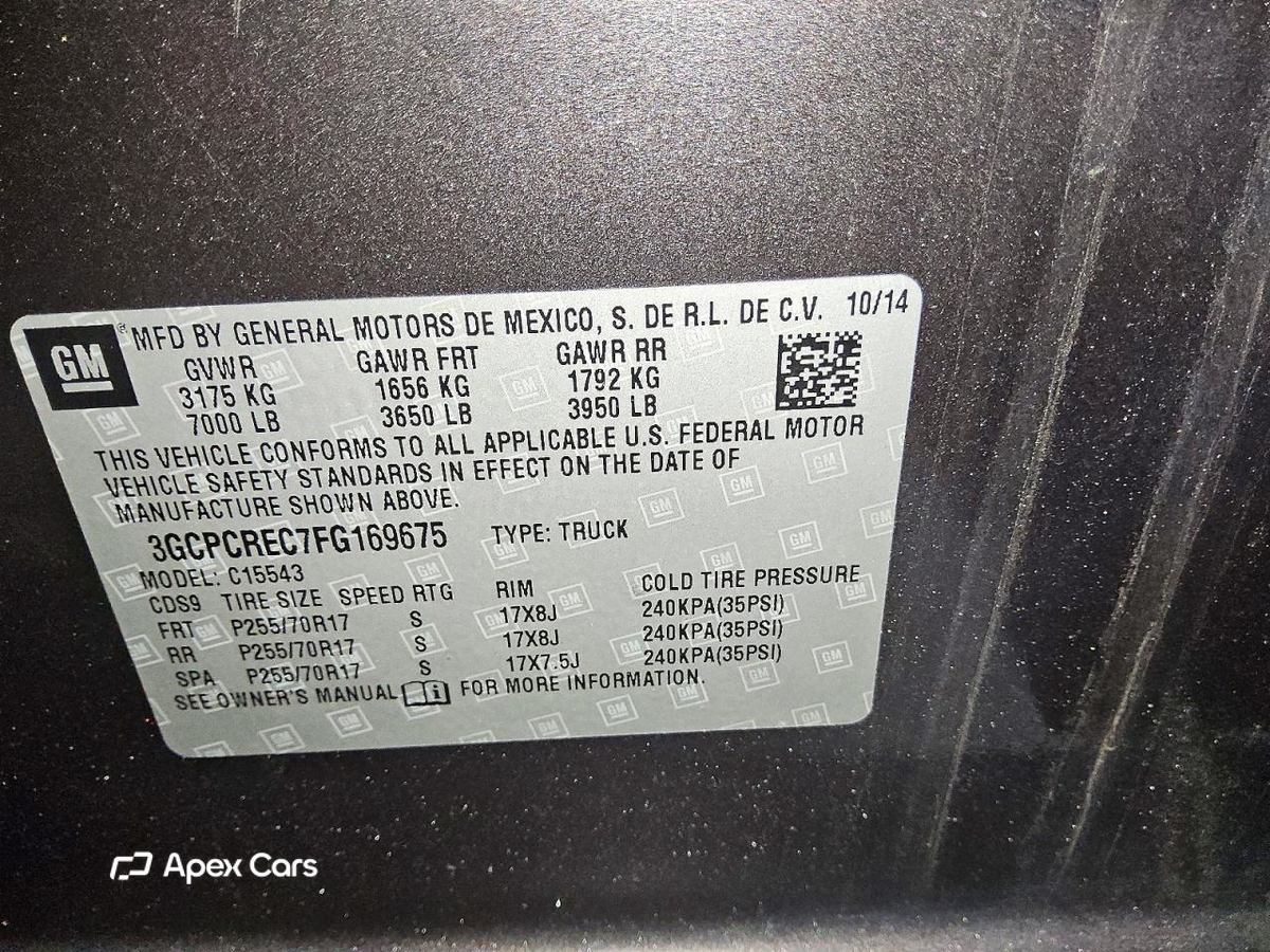 Chevrolet Silverado 2015