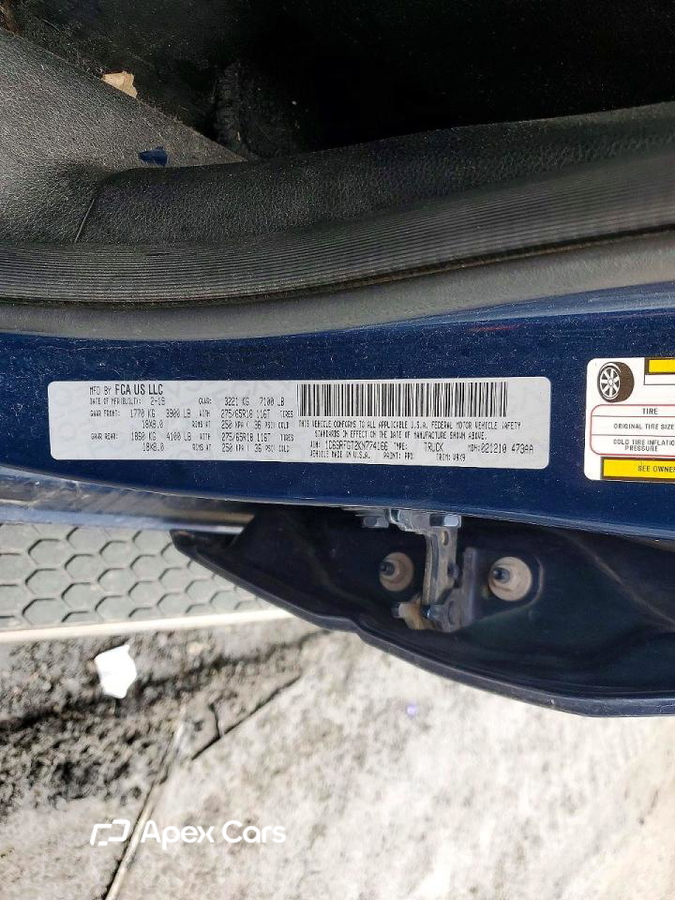 RAM 1500 2019