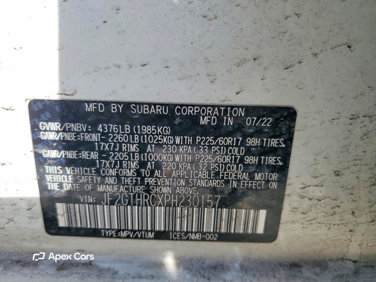 Subaru XV 2023