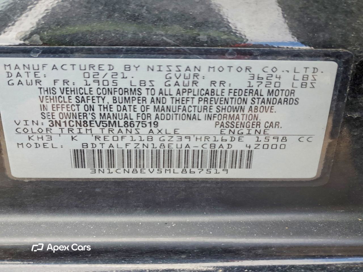 Nissan Versa 2021