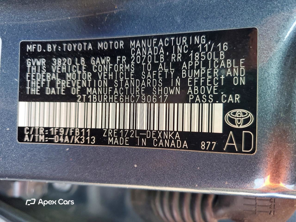 Toyota Corolla 2017