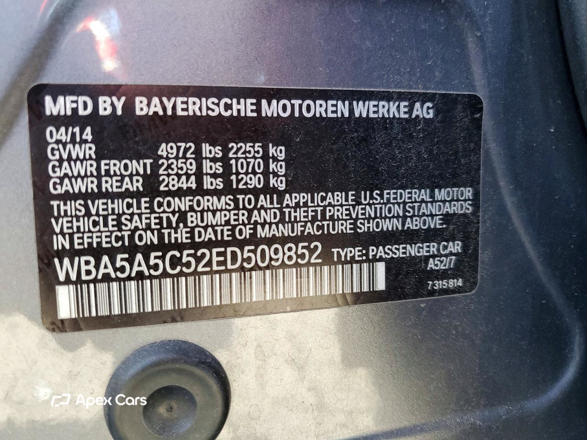 BMW Series 5 2014