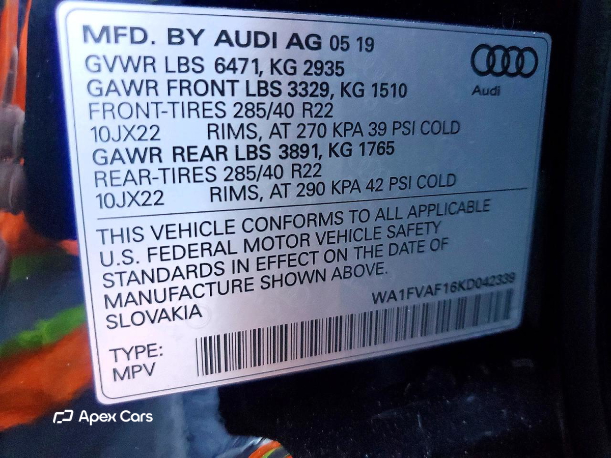 Audi Q8 2019