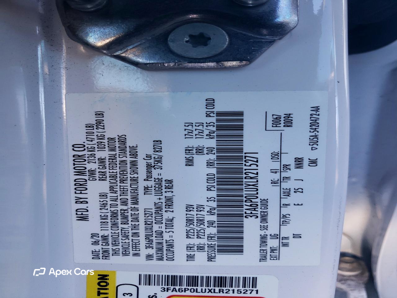 Ford Fusion 2020