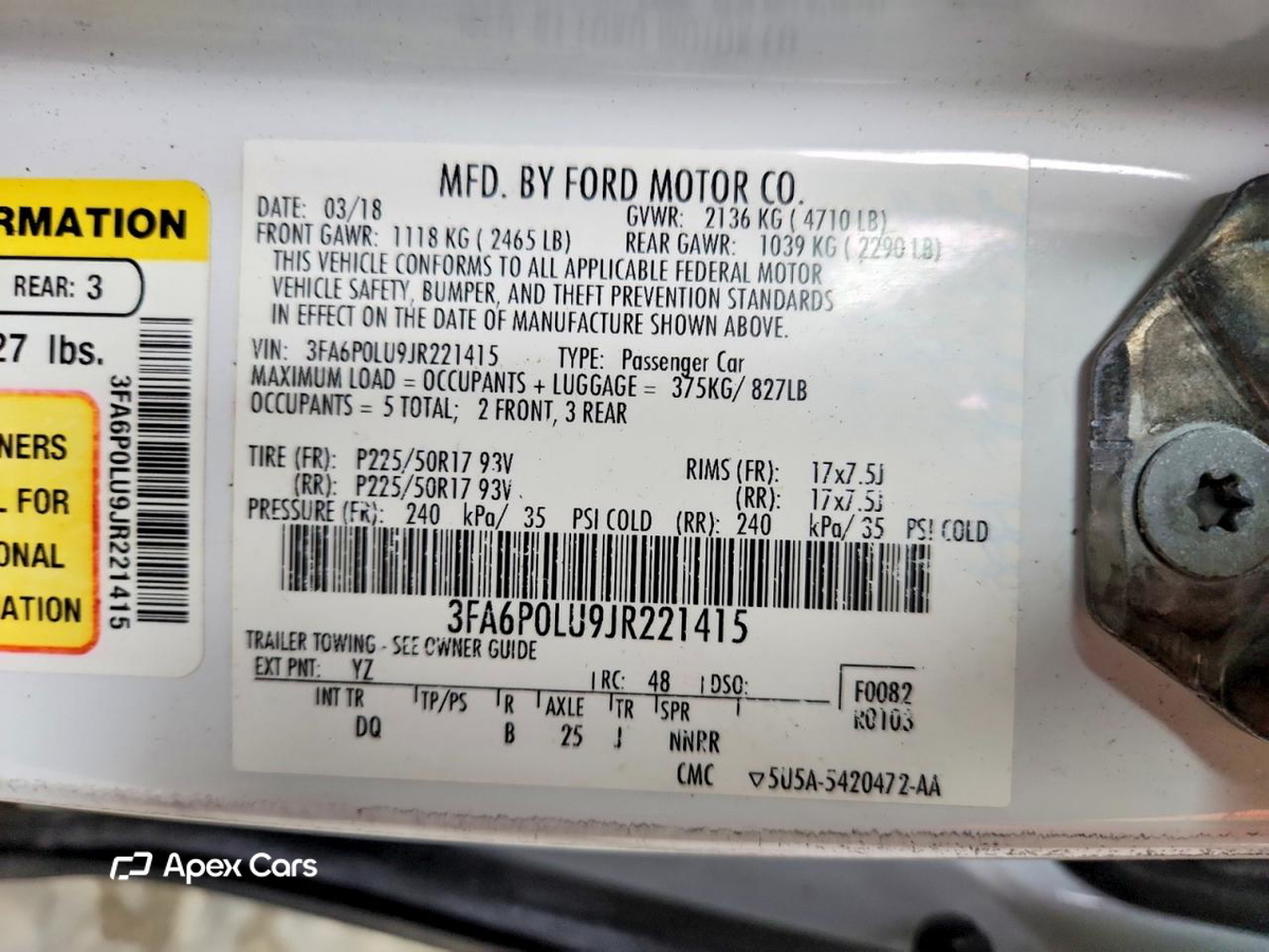 Ford Fusion 2018