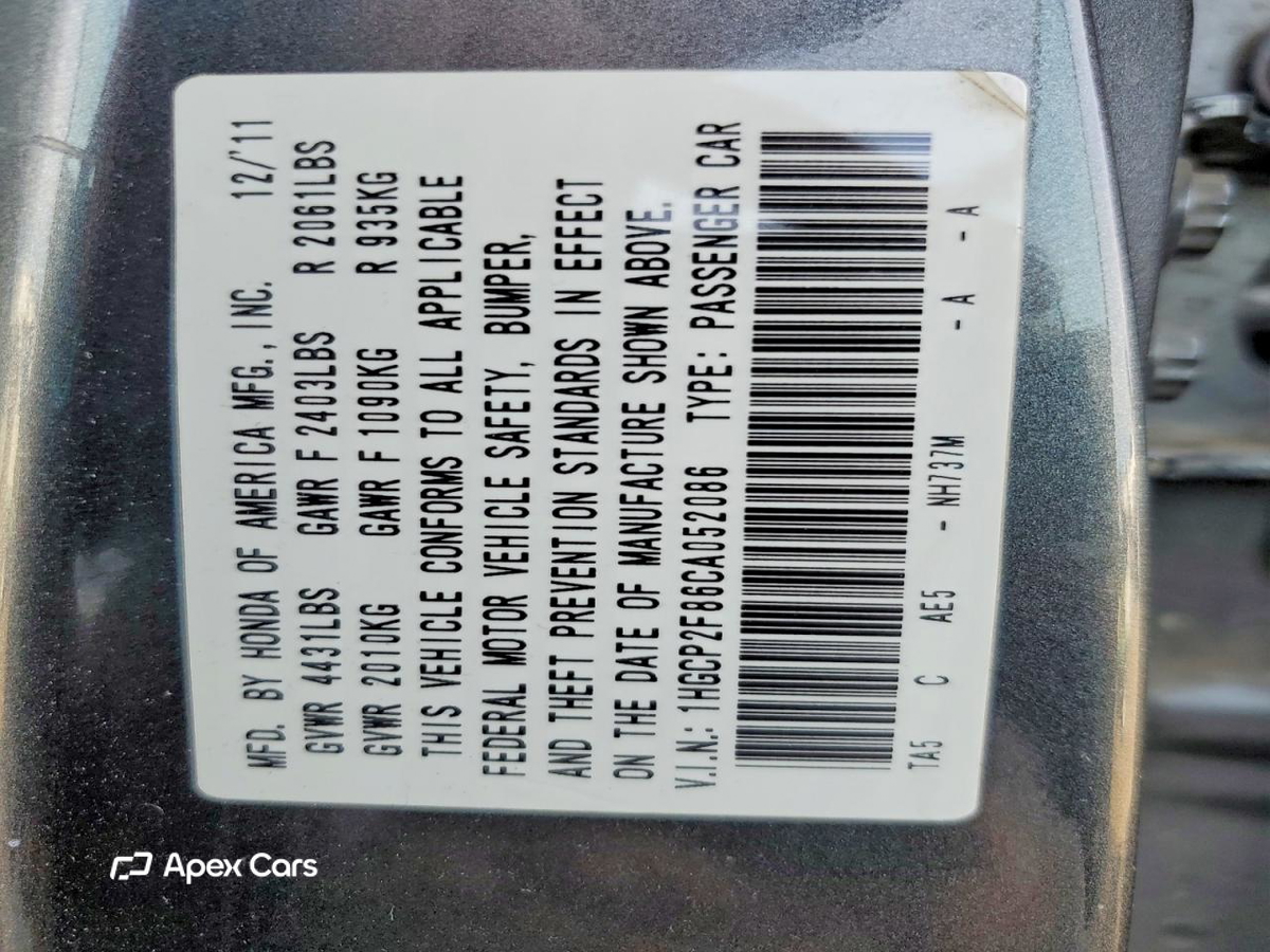 Honda Accord 2012