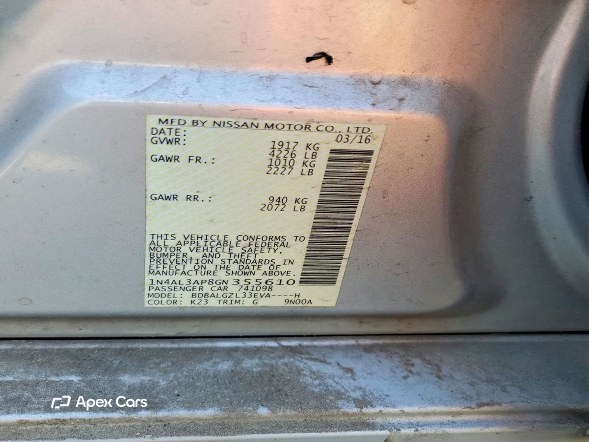 Nissan Altima 2016