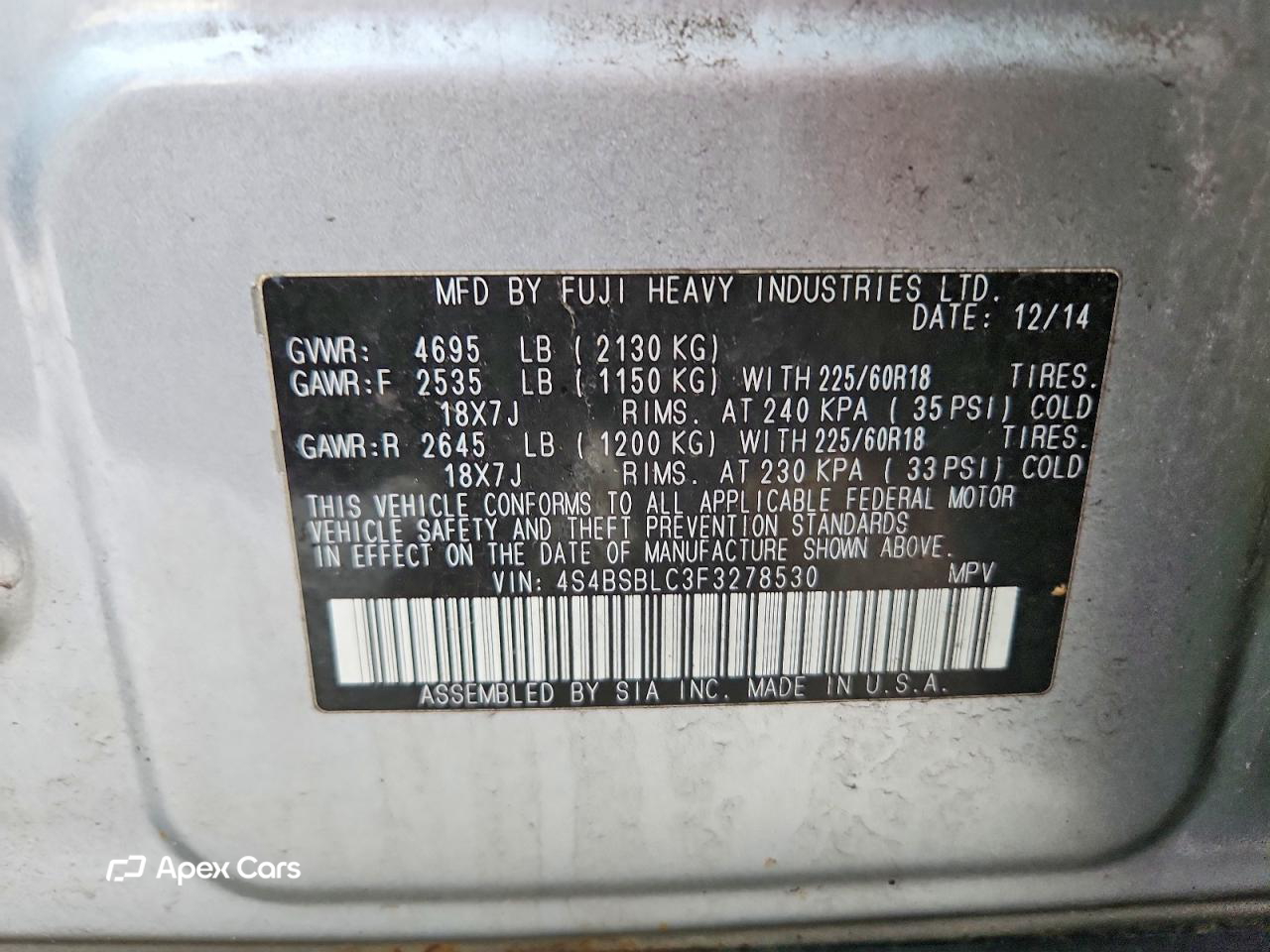 Subaru Outback 2015