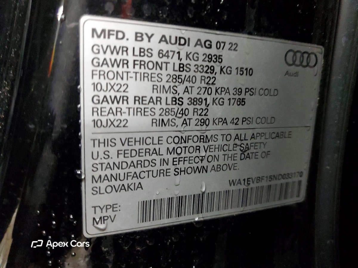 Audi Q8 2022