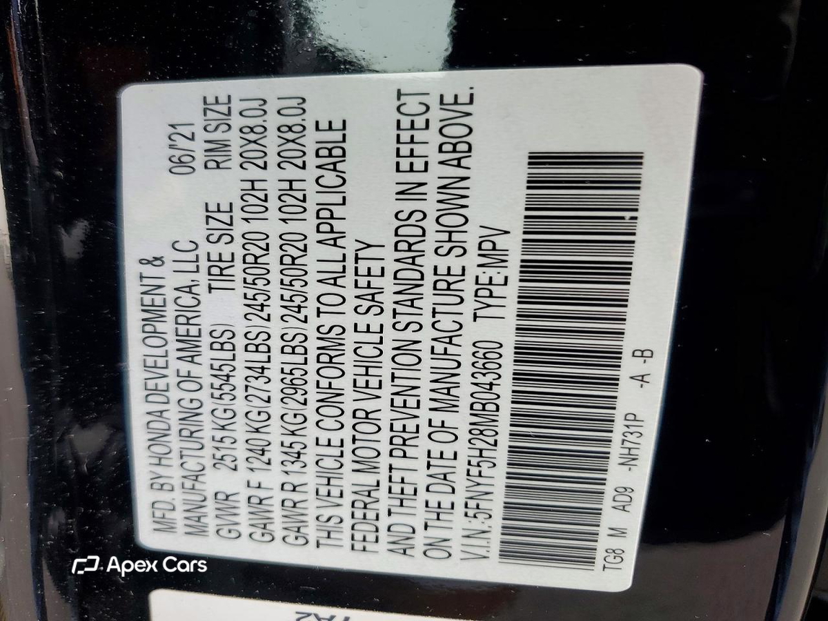 Honda Pilot 2021