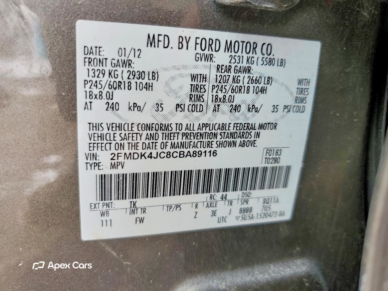 Ford Edge 2012
