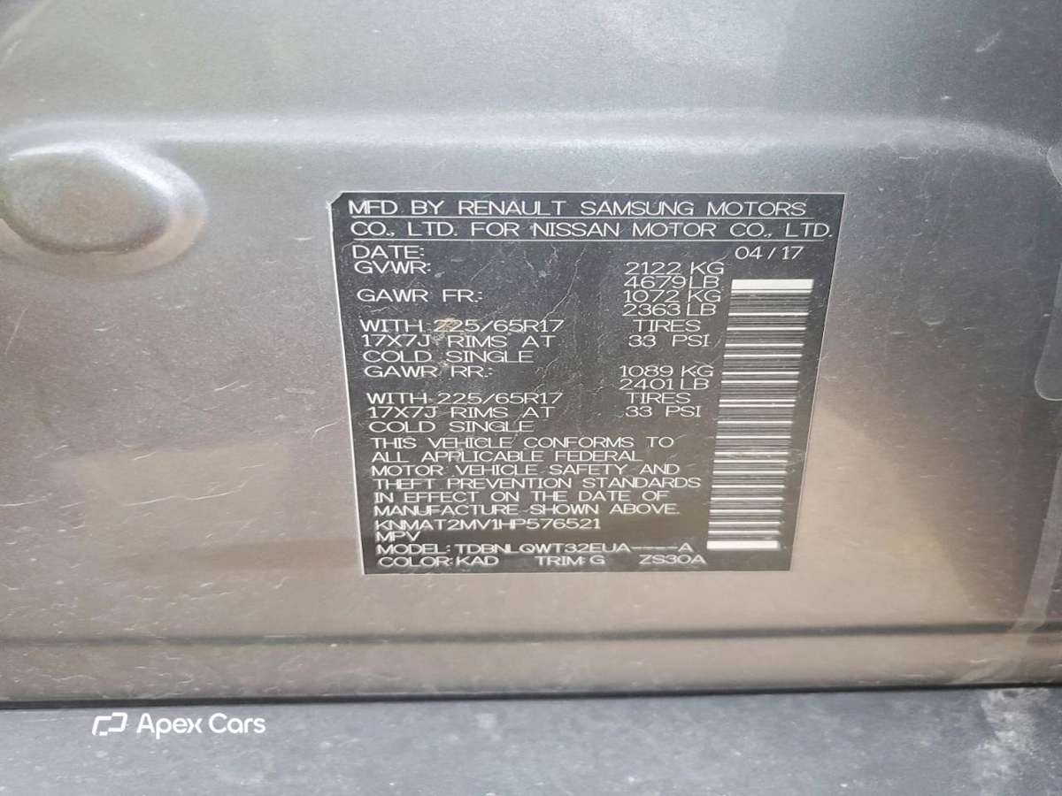 Nissan Rogue 2017