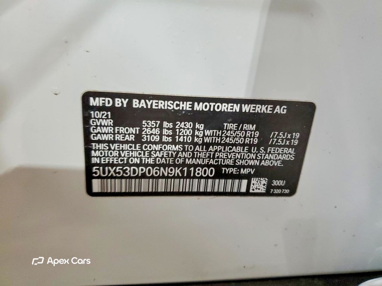 BMW X3 2022