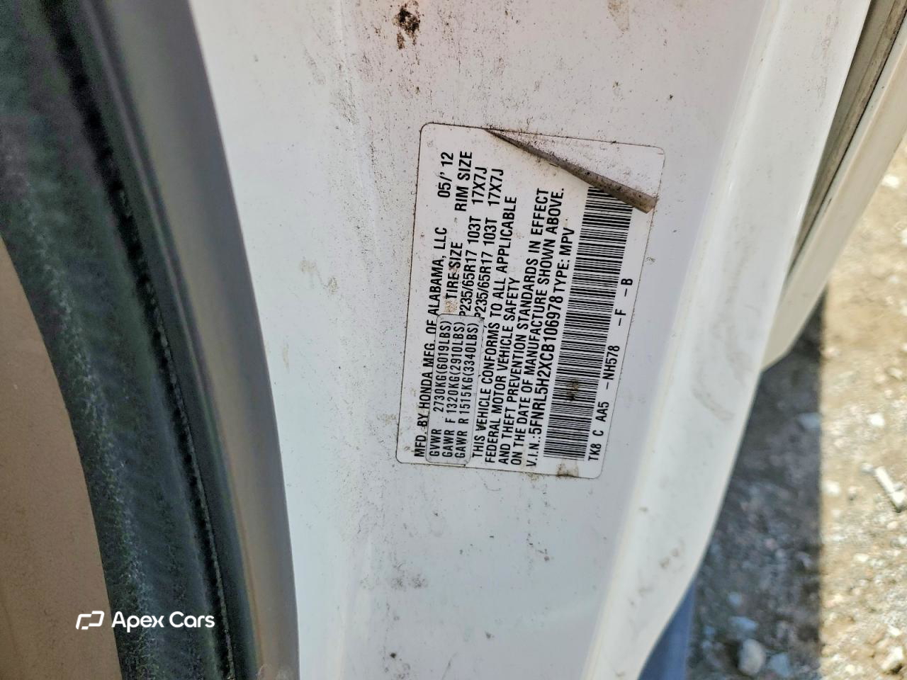 Honda Odyssey 2012