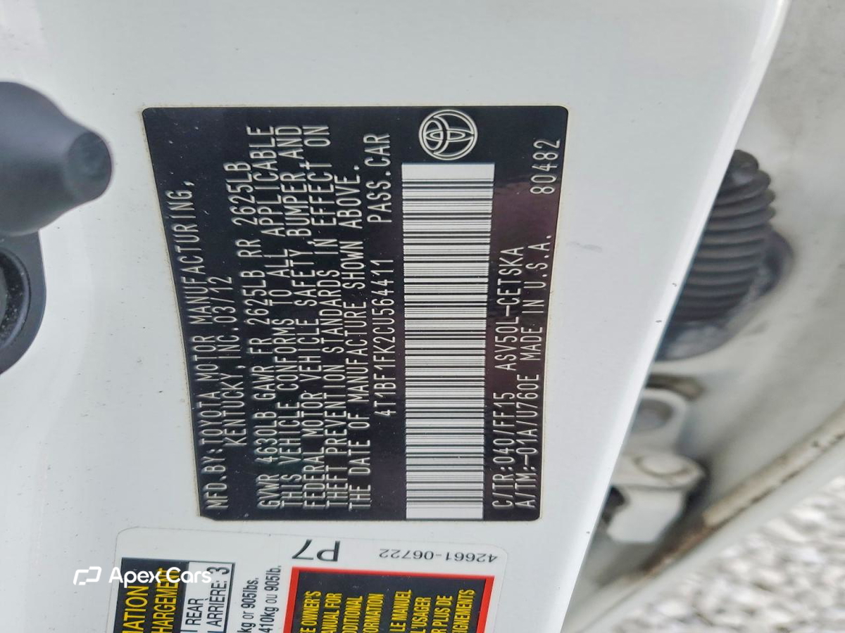 Toyota Camry 2012