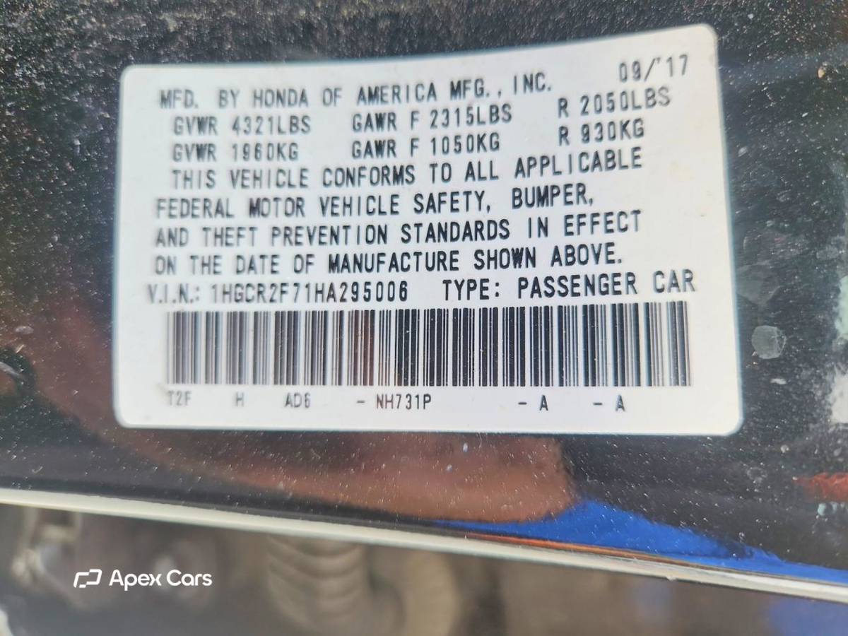 Honda Accord 2017