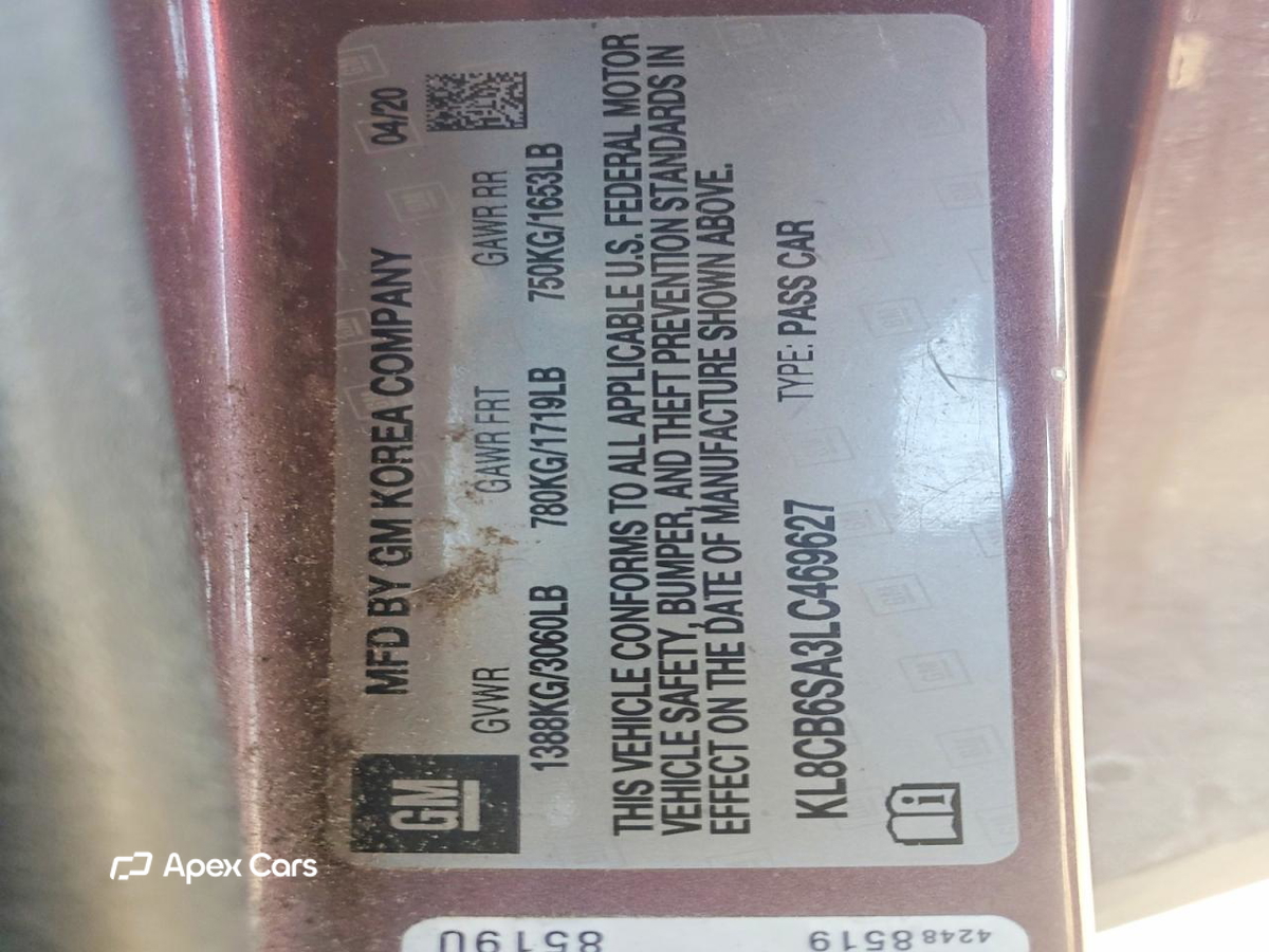 Chevrolet Spark 2020