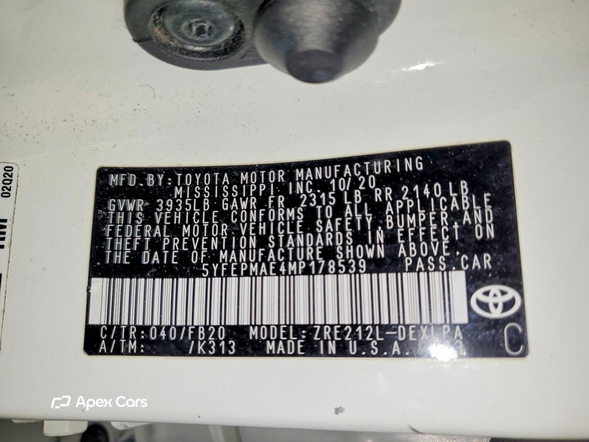Toyota Corolla 2021