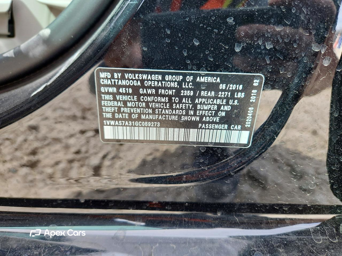 Volkswagen Passat 2016