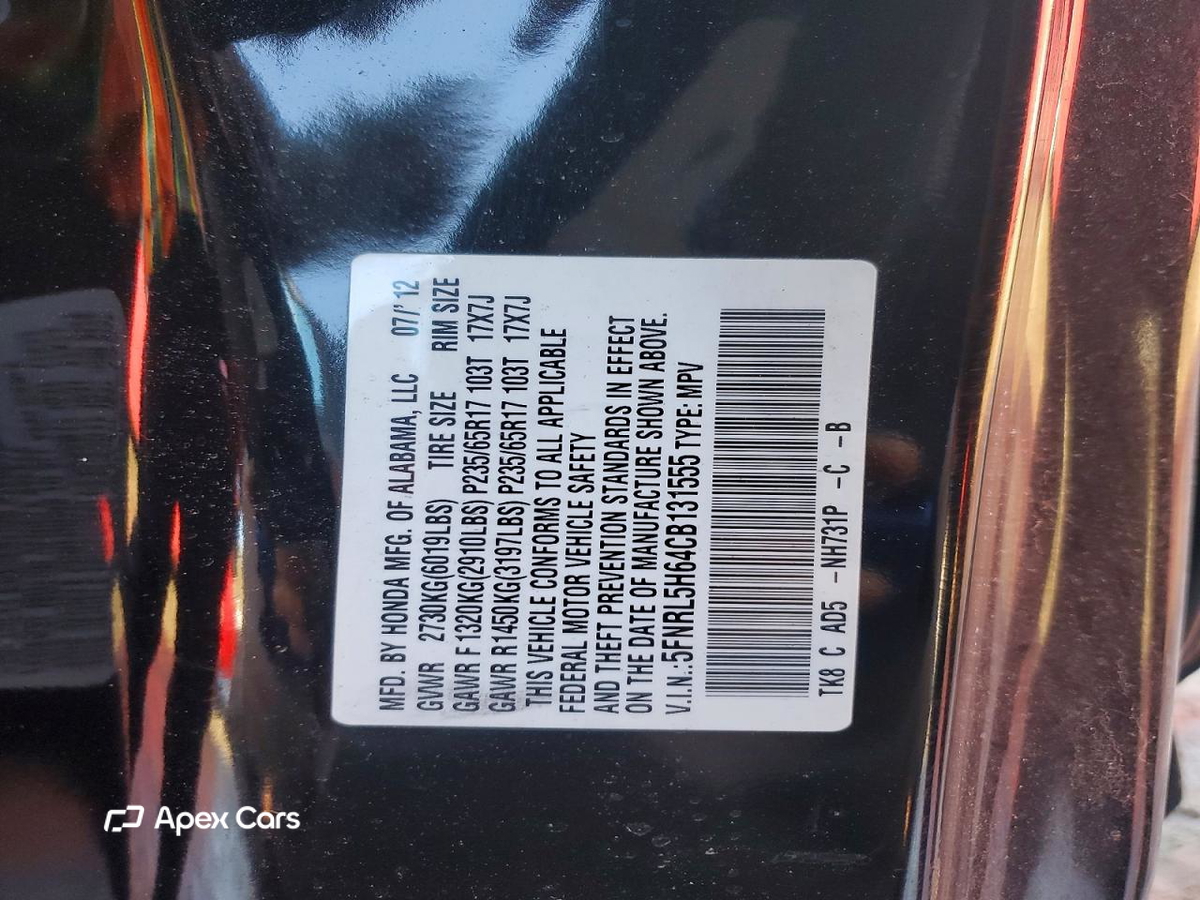Honda Odyssey 2012