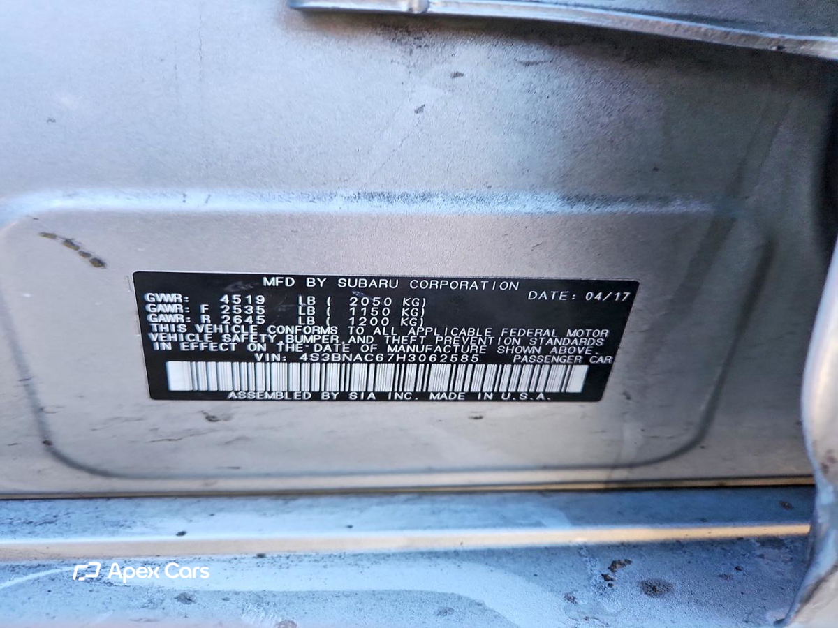 Subaru Legacy 2017