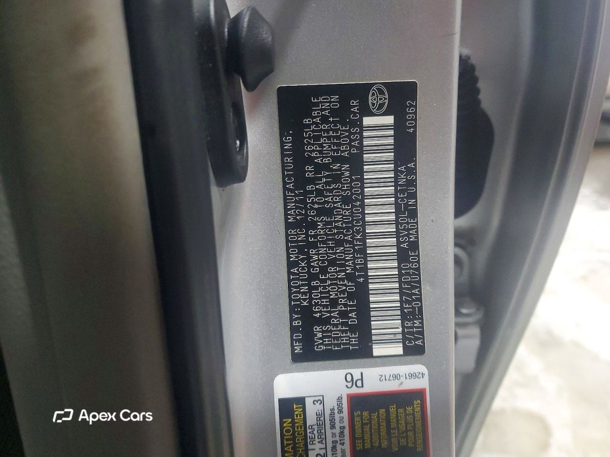 Toyota Camry 2012
