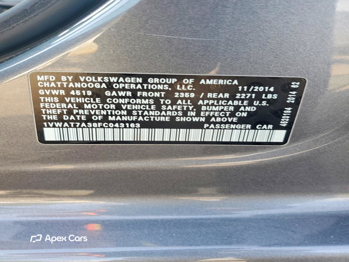 Volkswagen Passat 2015