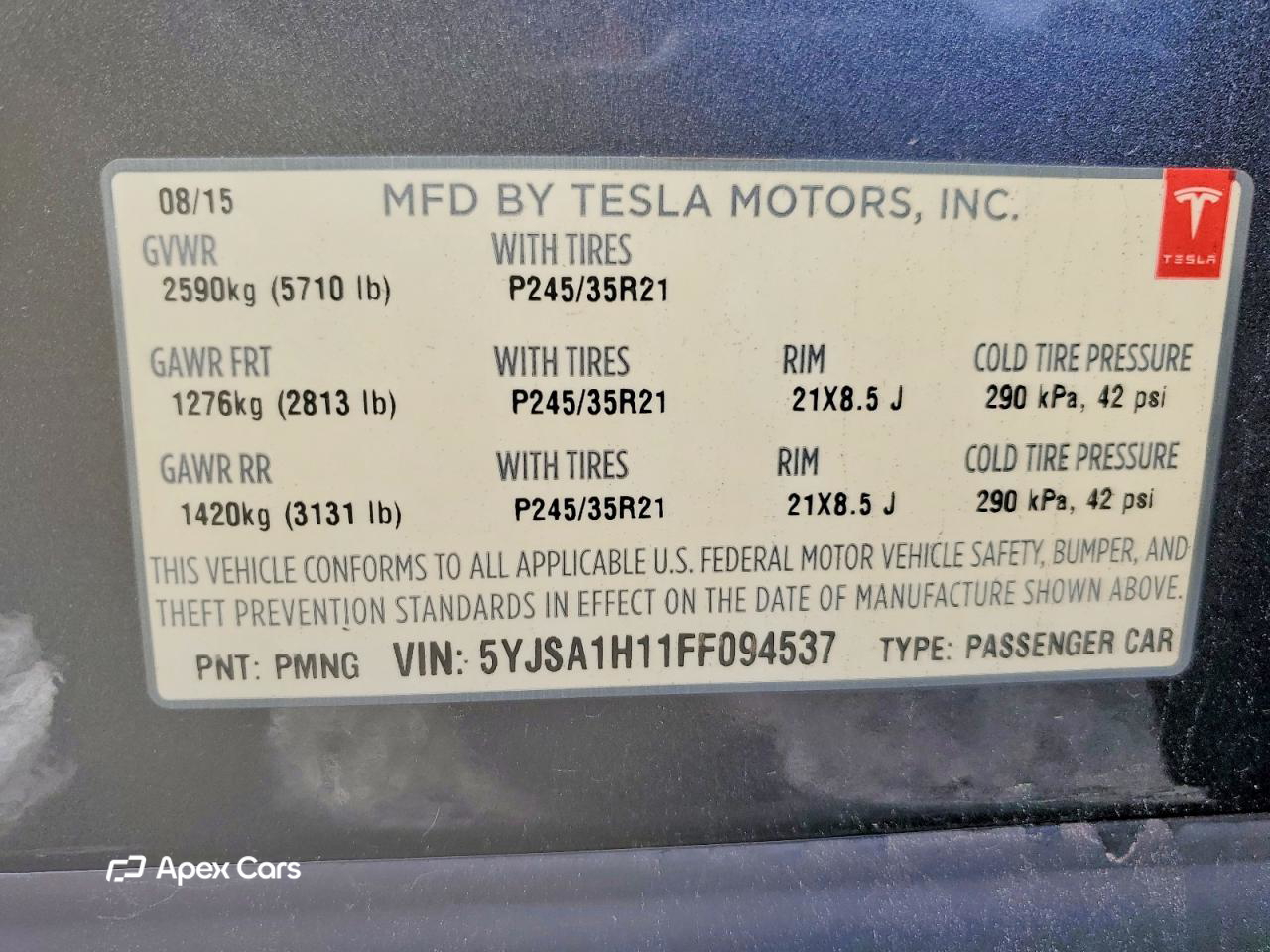 Tesla Model S 2015