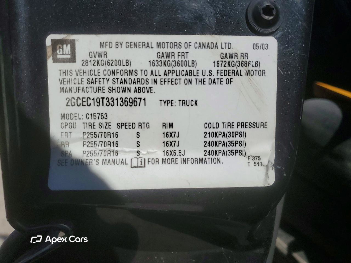 Chevrolet Silverado 2003