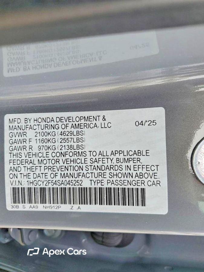 Honda Accord 2025