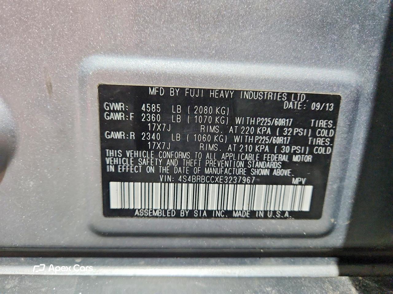 Subaru Outback 2014