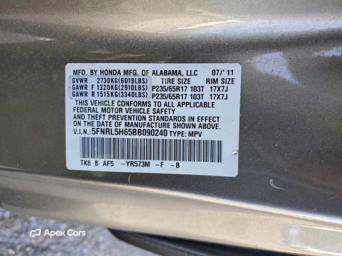 Honda Odyssey 2011