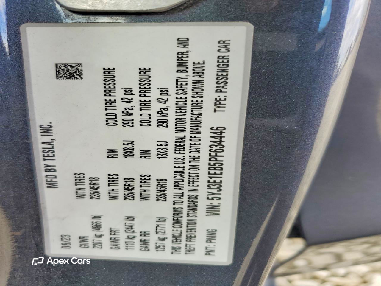 Tesla Model 3 2023