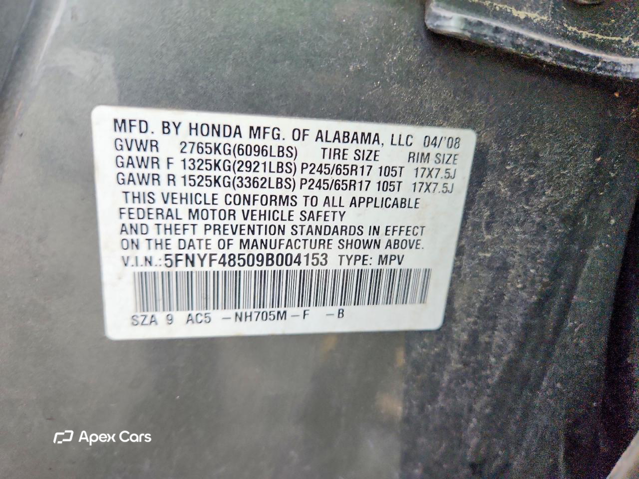 Honda Pilot 2009