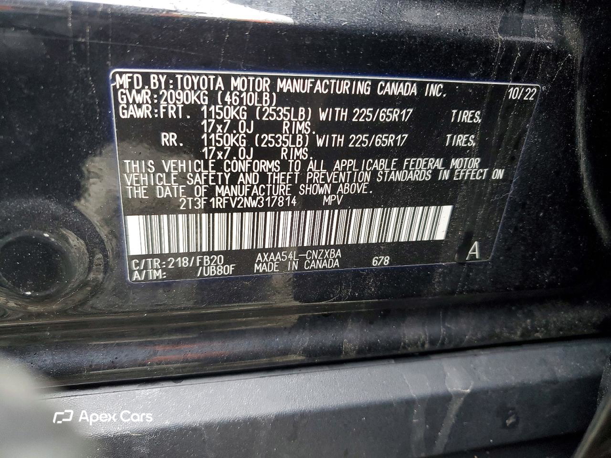 Toyota RAV 4 2022