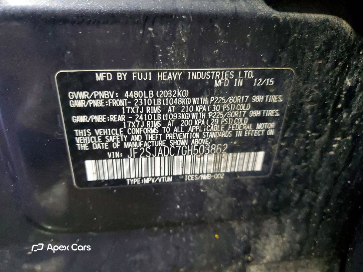 Subaru Forester 2016