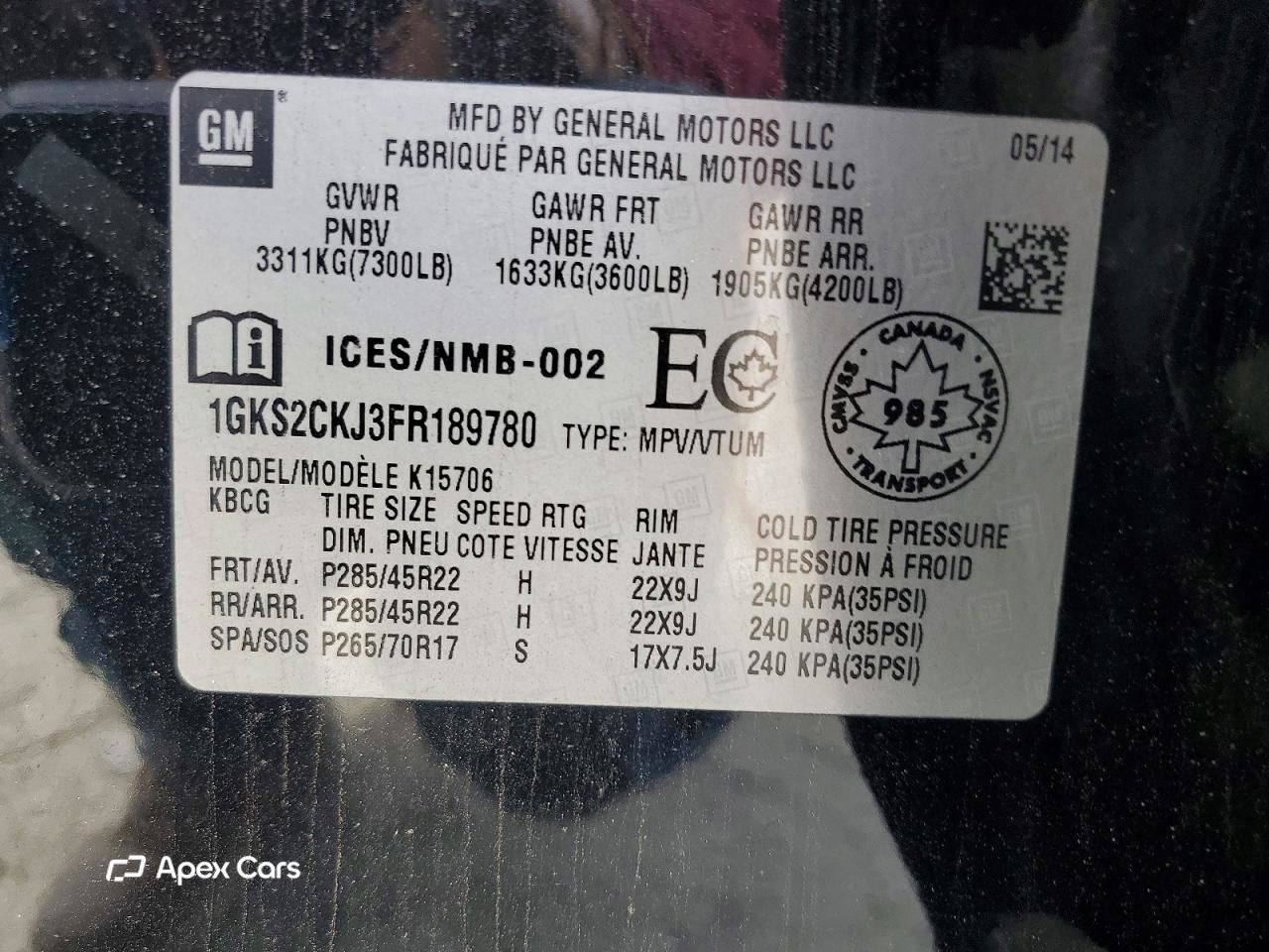 GMC Yukon 2015