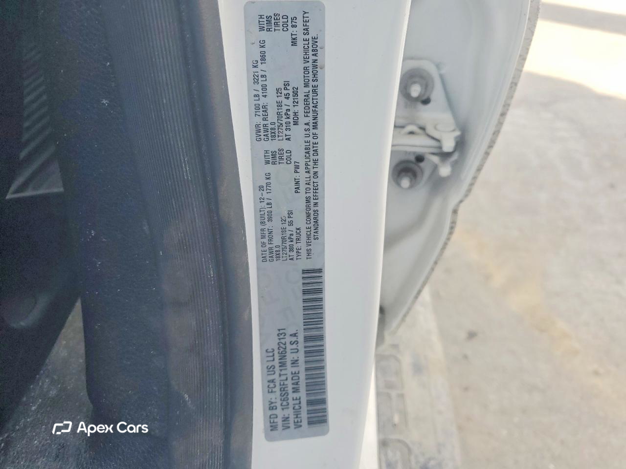 RAM 1500 2021